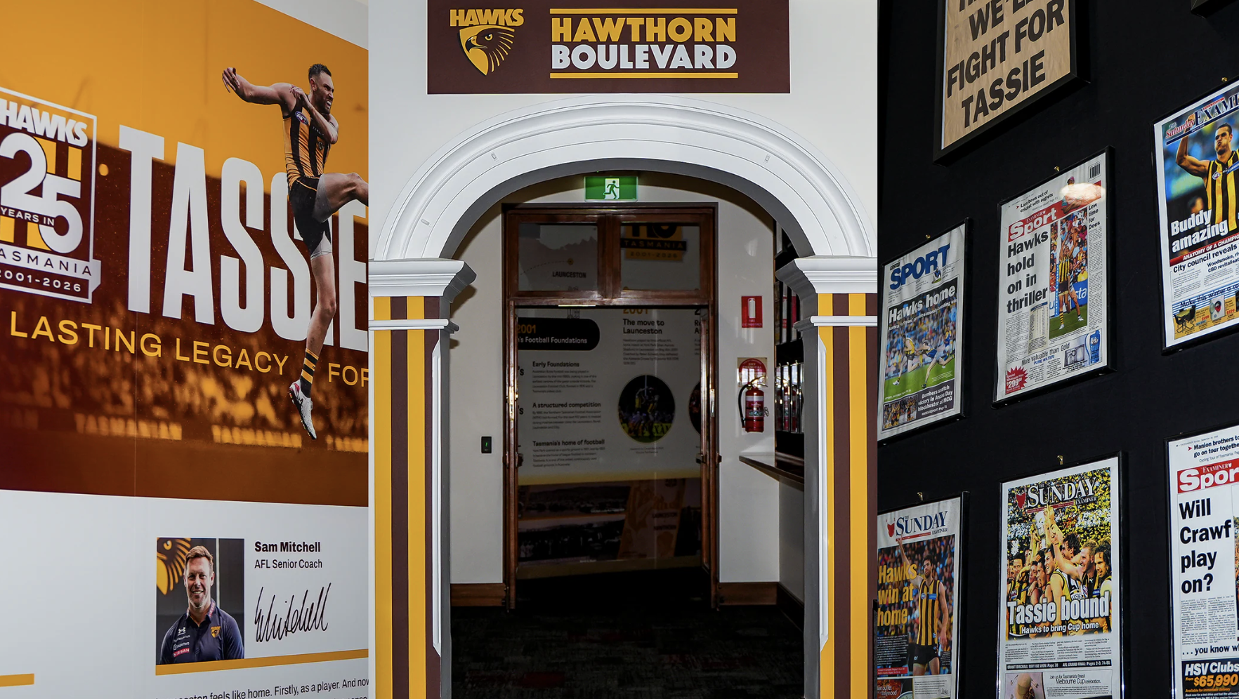 Hawthorn 25 Years in Tassie