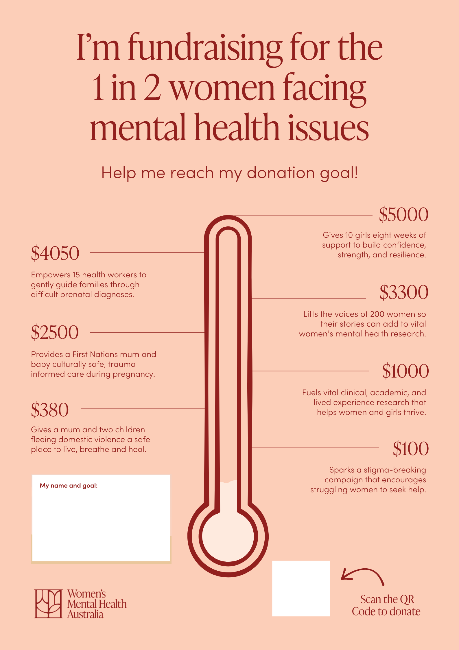 Fundraising Thermometer Poster