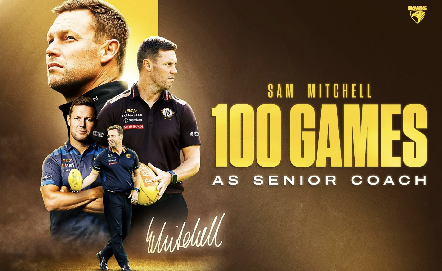 Sam Mitchell 100 Games