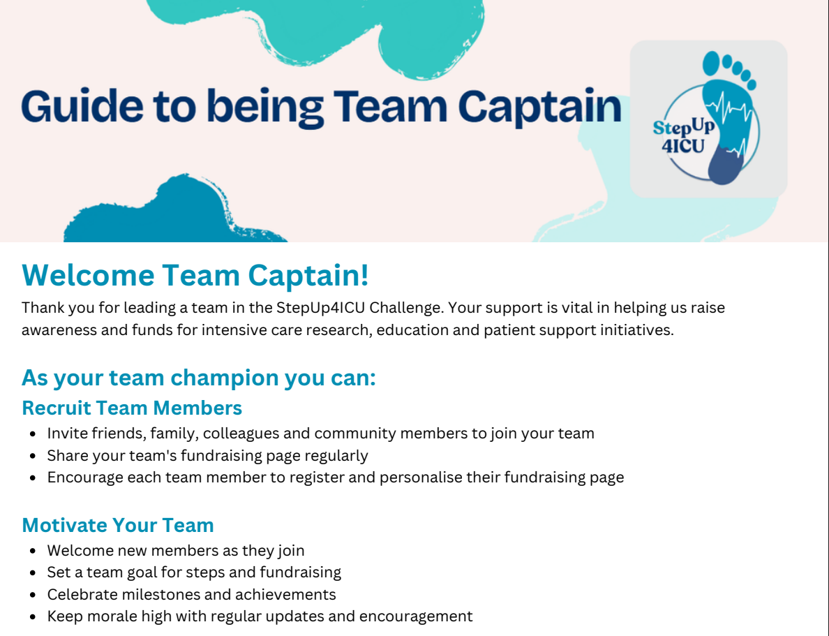 Your guide to being Team Captain
